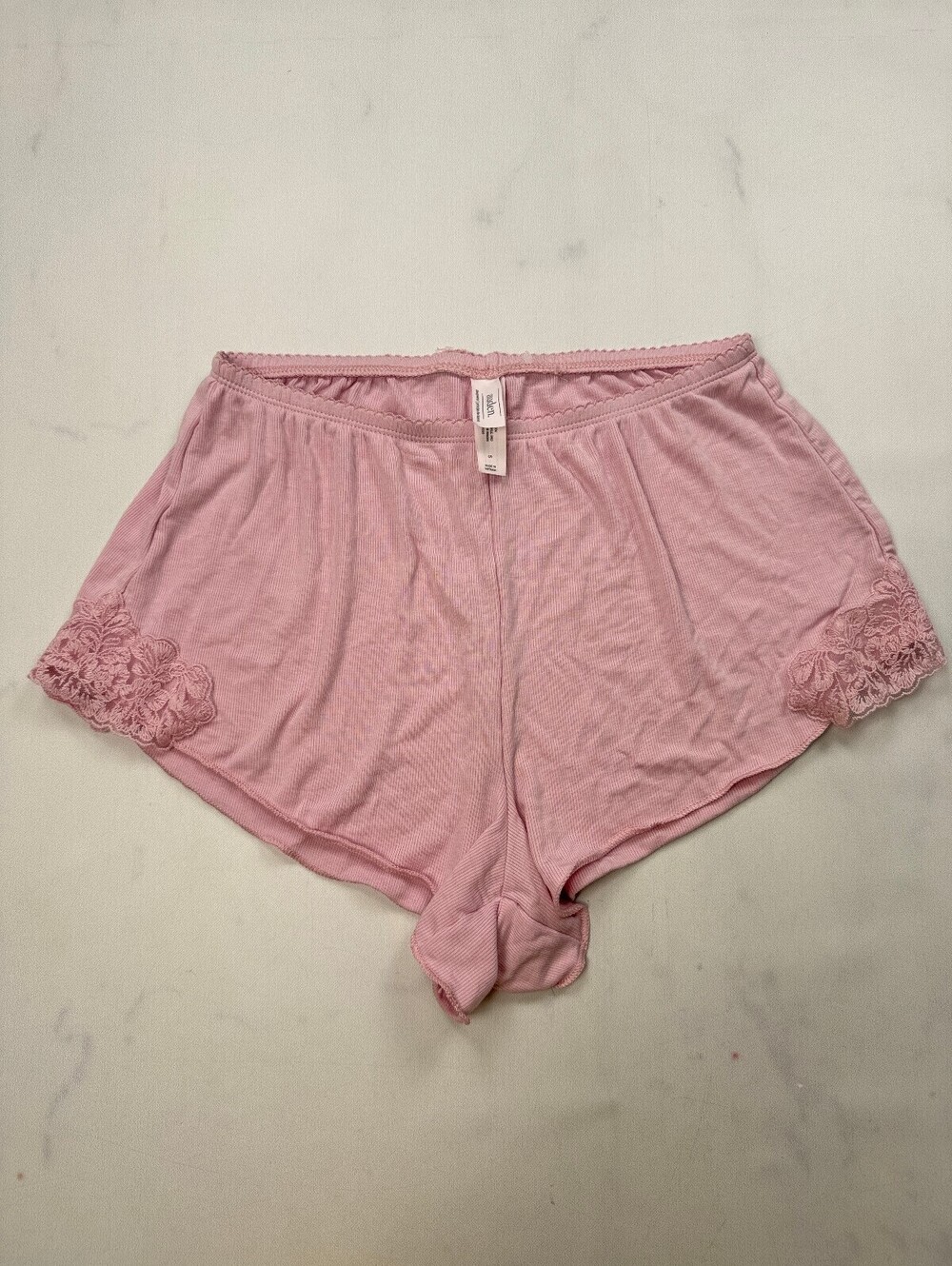 Auden Pajamas Shorts Pink Current Cozy Weekend Ready - Womens S